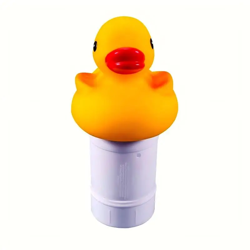 Swimming Pool Duck Floating Chlorine Dispenser Tablet Storage Holder Spa Pool Accessory view 2