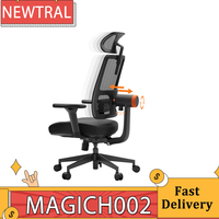 NEWTRAL MAGICH002 Ergonomic Chair, Auto-Following Backrest, Adaptive Lower Back Support, Adjustable Headrest Seat Depth