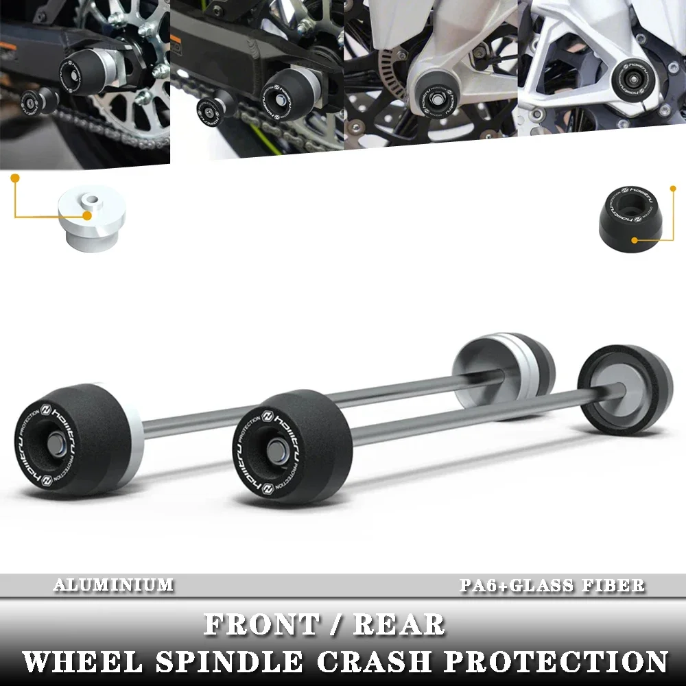 For Ducati Monster 950 / Monster 950 SP / Monster 950+Plus 2021-2023 Front Rear wheel Spindle Crash Protection