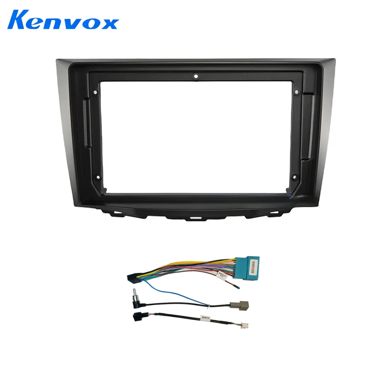 Car Radio Fascia Frame For 2010-2013 SUZUKI KIZASHI 9inch Stereo Panel Wire Harness Power Cable Adapter Canbus Decoder
