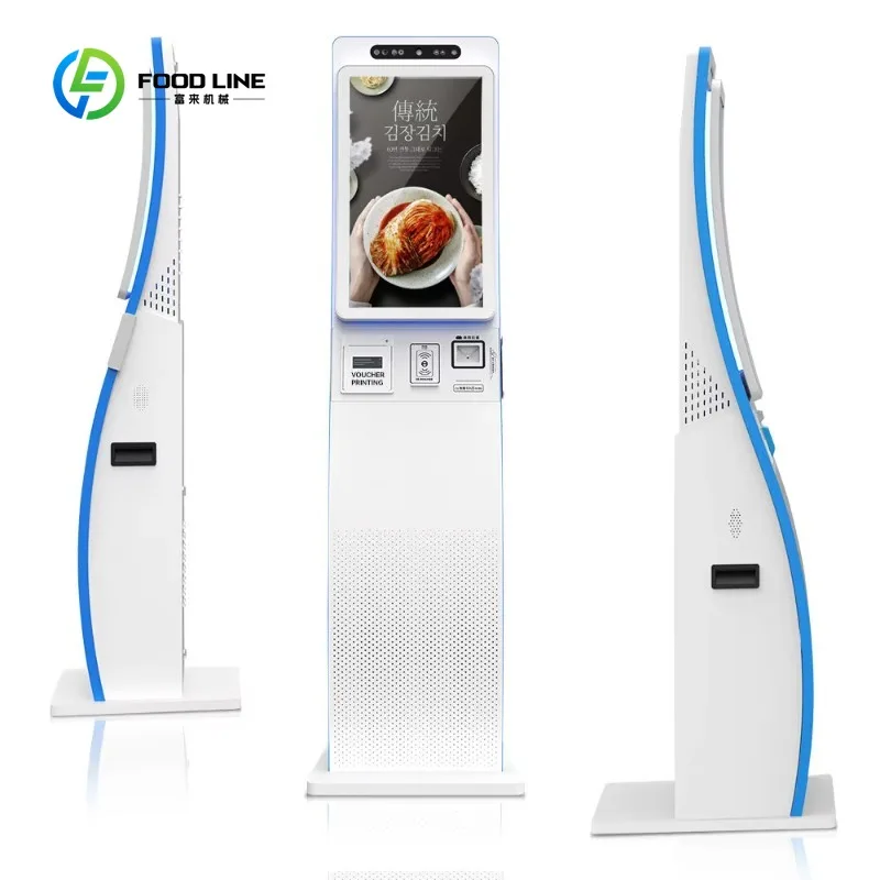 Customized 21.5 inch Curved Touchscreen Android Mobile Pos Terminal Printer  Restaurant Credit Card Payment Terminal Machine