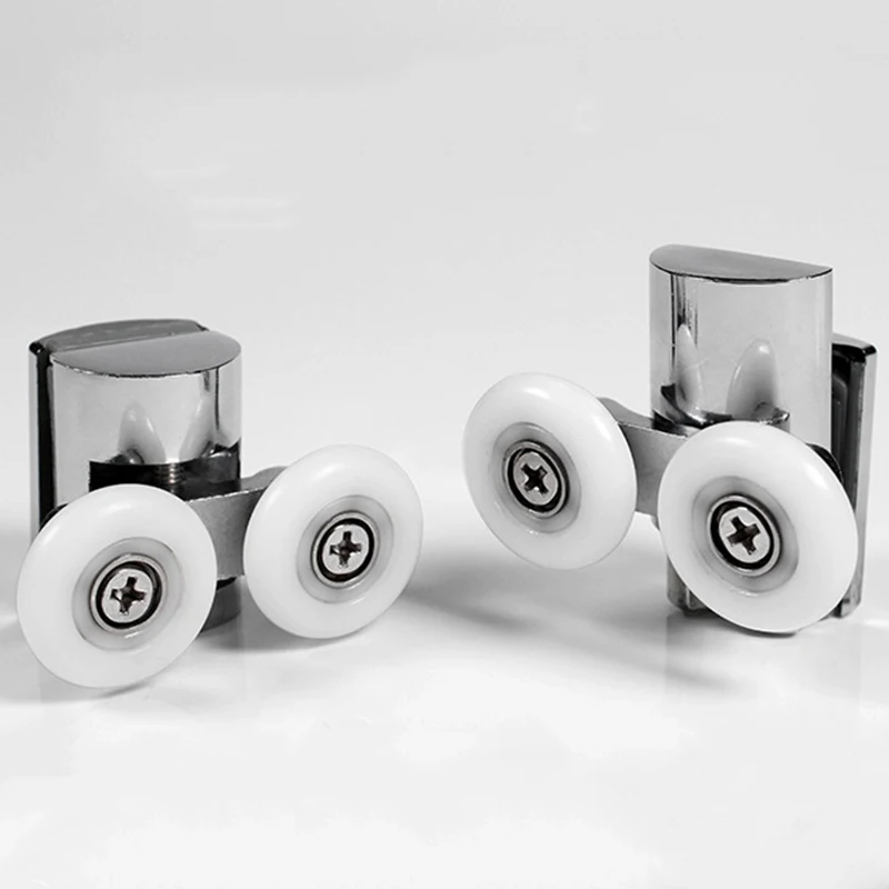 

Направляющие Колеса Душевая дверь Фурнитура Домашняя серебряная направляющая Ролик Запасные части Верхняя/нижняя 23 мм Аксессуары Низ