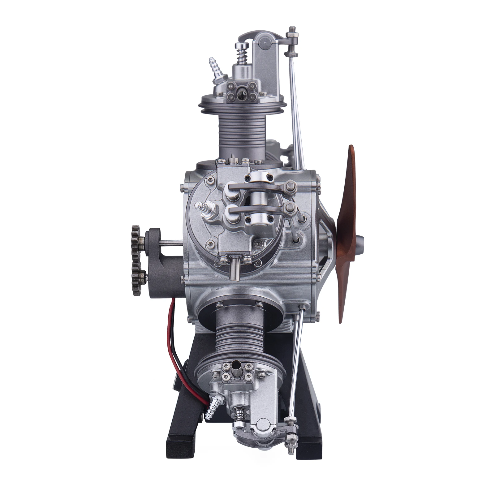 VENDITA USA TECHING Motore elettrico radiale a cinque cilindri Kit di costruzione di modelli fai-da-te ad alta simulazione per adulti e hobbisti