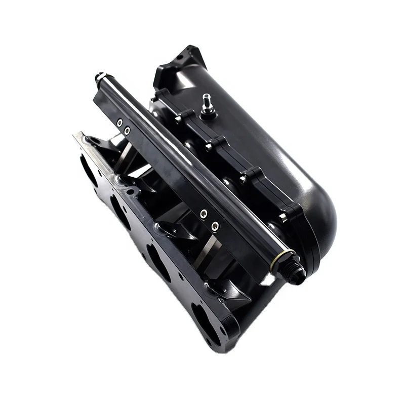 

Intelligent Library SK Custom Billet Aluminum Intake Manifold For Honda K Series K20 K24 Engine Intake Manifold With Fuel Rail