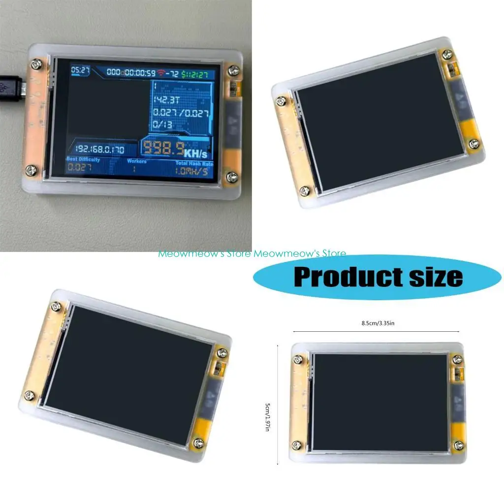 Minero afortunado lotería W91A 1000kh/s para minería lotería pantalla LCD 2.8inch del ordenador BCH