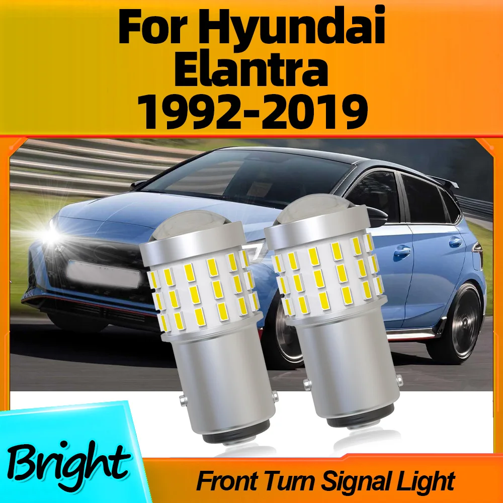 

2PCS 1157 BAY15D P21/5W LED Bulbs Front Turn Siganl Lamp Lights For Hyundai Elantra 1992 1993 1994 1995 1996 1997 1998 1999-2019