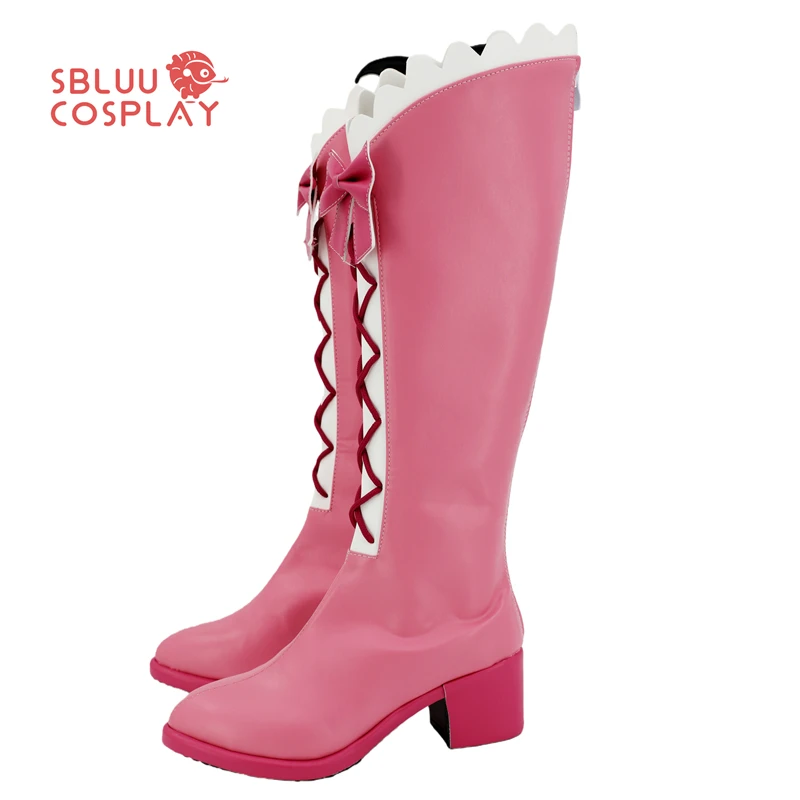 SBluuCosplay アニメ 風見千里 コスプレ靴 カスタムメイドブーツ