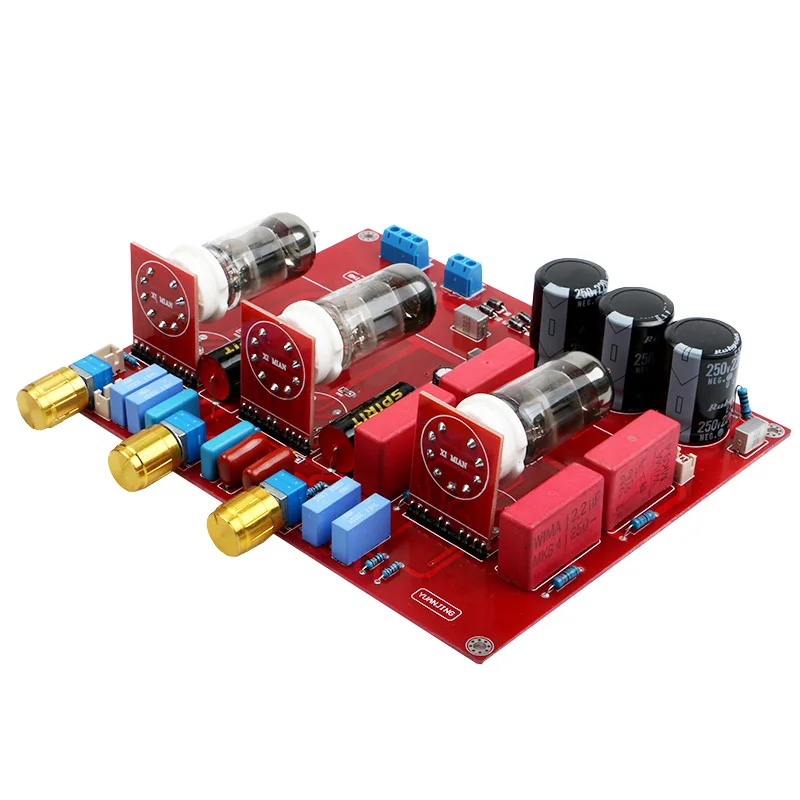 

HIIF 6N1 tube front amplifier DIY AC input desktop sound system