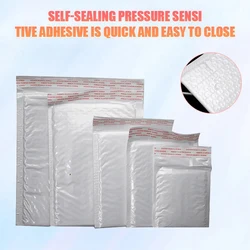 50 PCS/Lot White Foam Envelope Bag Different Specifications  Mailers Padded Shipping Envelope With Bubble Mailing Bag Hot Sale