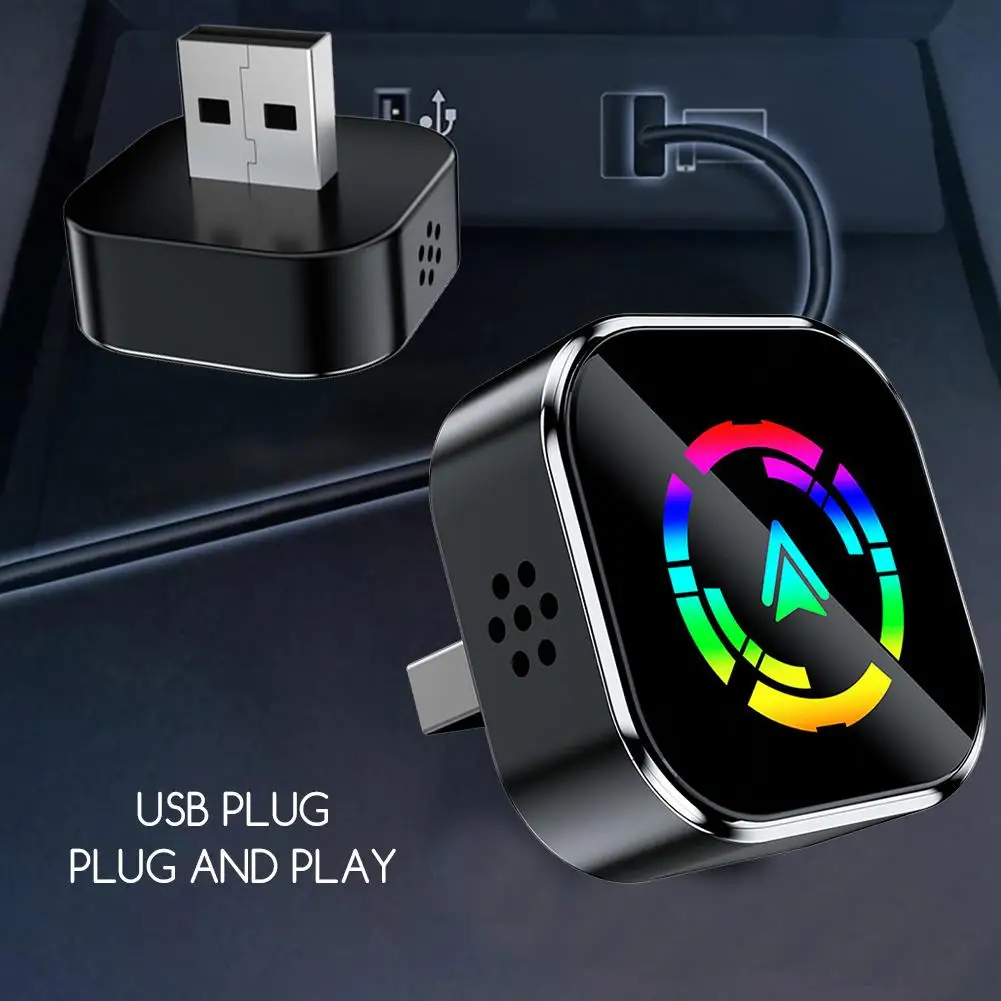 صندوق ربط السيارة إلى السيارة 2 في 1 سيارة ذكية لاسلكية محول محمول USB توصيل الملحقات الذكية G6K9 #2