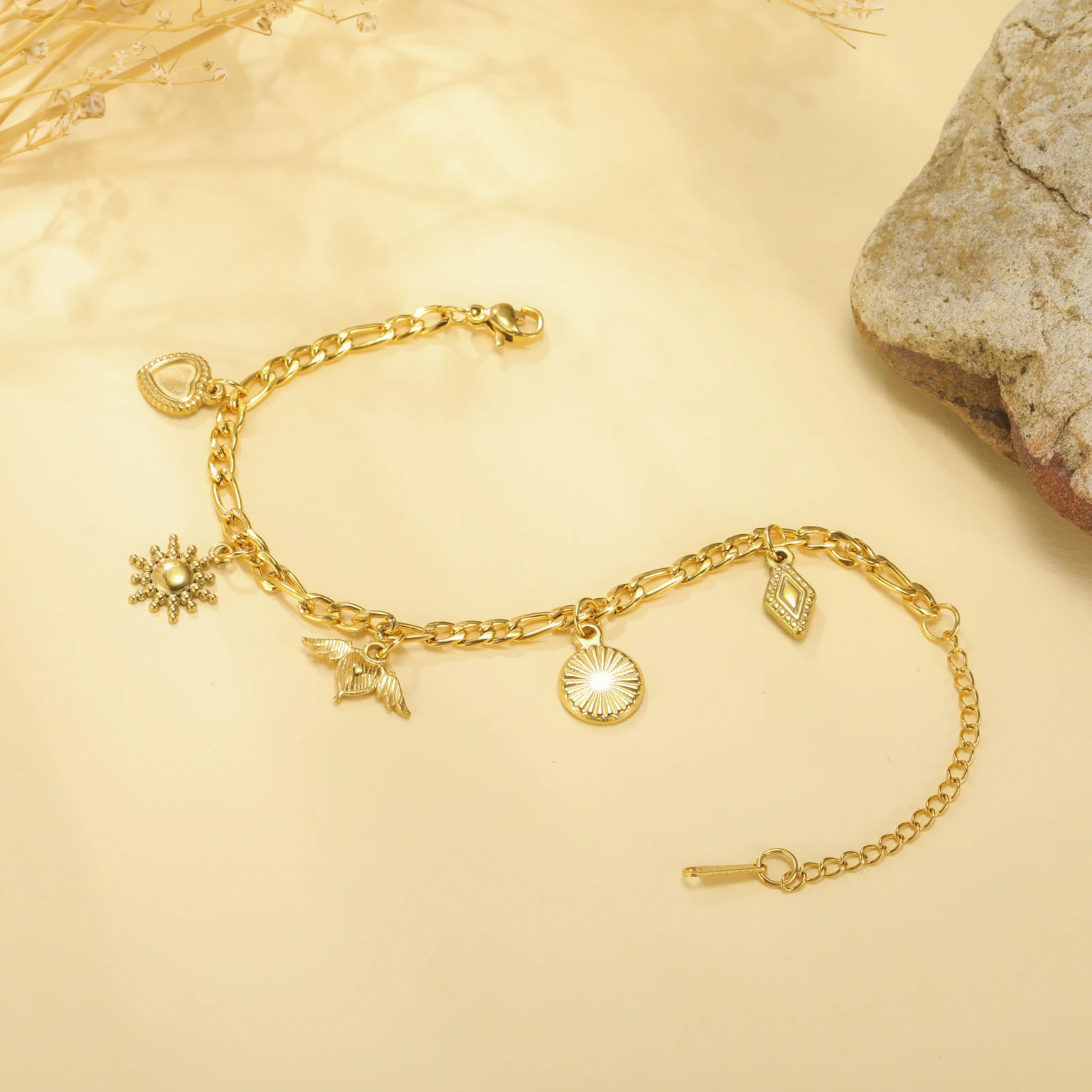 COOLTIME Seestern Muschel Armbänder für Frauen Edelstahl Mode Sommer Strand Schmuck Armband Zubehör für Ozean Liebhaber – Detail 16