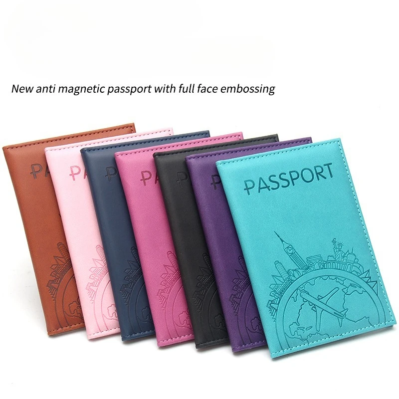 

Модная Обложка для паспорта с принтом глобального полета, кожаные обложки для паспорта, чехол для паспорта в самолете, держатель для удостоверения личности, держатель для билетов в самолете