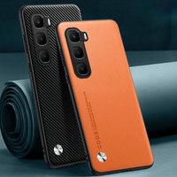 For Hot 60 60i Carbon Fibre Hard Case Pure Color Hard Back Cover For infinix Hot 50 Pro Plus