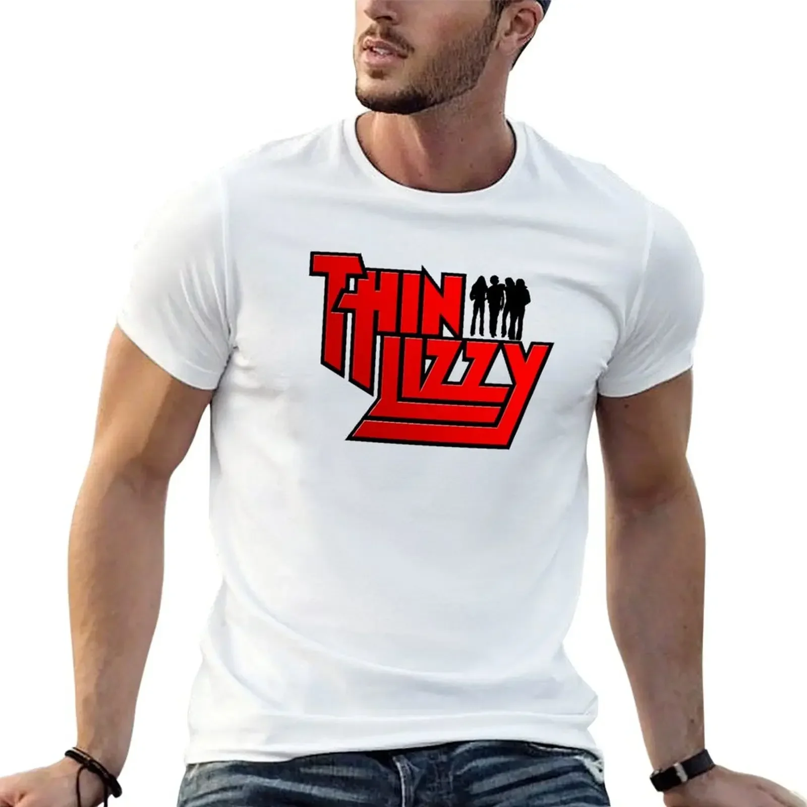 

Thin Lizzy T-Shirt graphics blacks anime figures mens t shirts pack