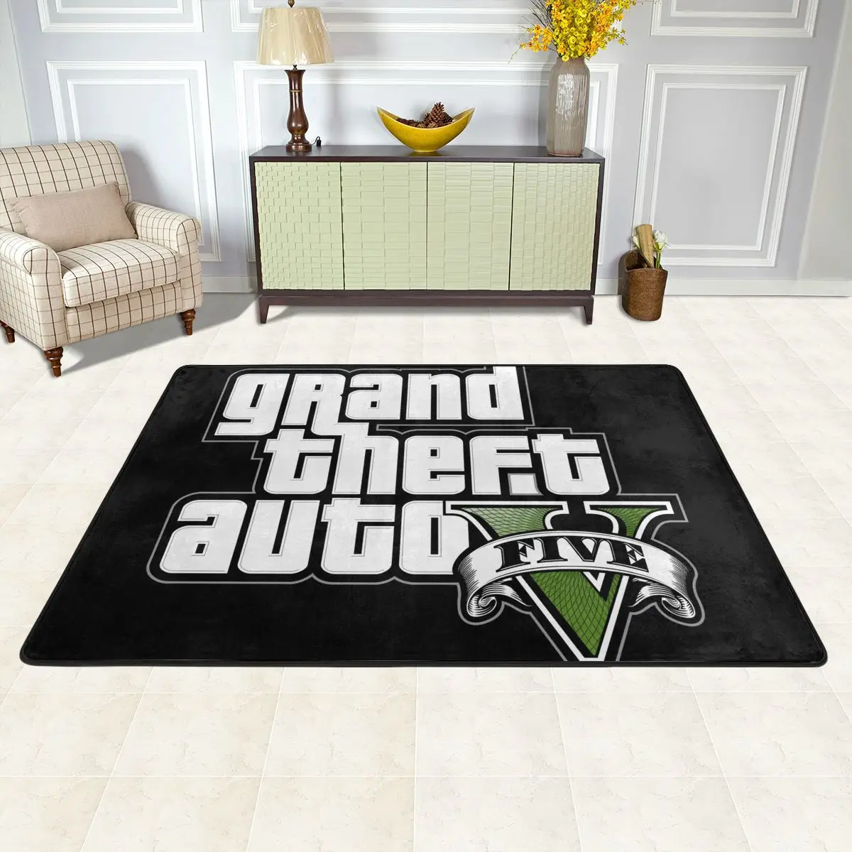 Классическая ковровая плитка Gta5 с логотипом Tapistry 24x36 дюймов или больше