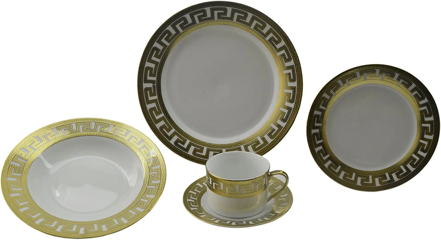 Three Star YL7600 Geschirrsets, Gold