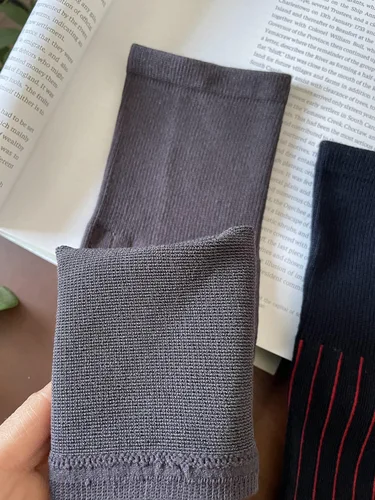 Imagen 2 del producto Calcetines hasta la rodilla para hombre Calcetines hasta la pantorrilla Vestir de algodón Hombre maduro Calcetines de algodón para hombre adulto