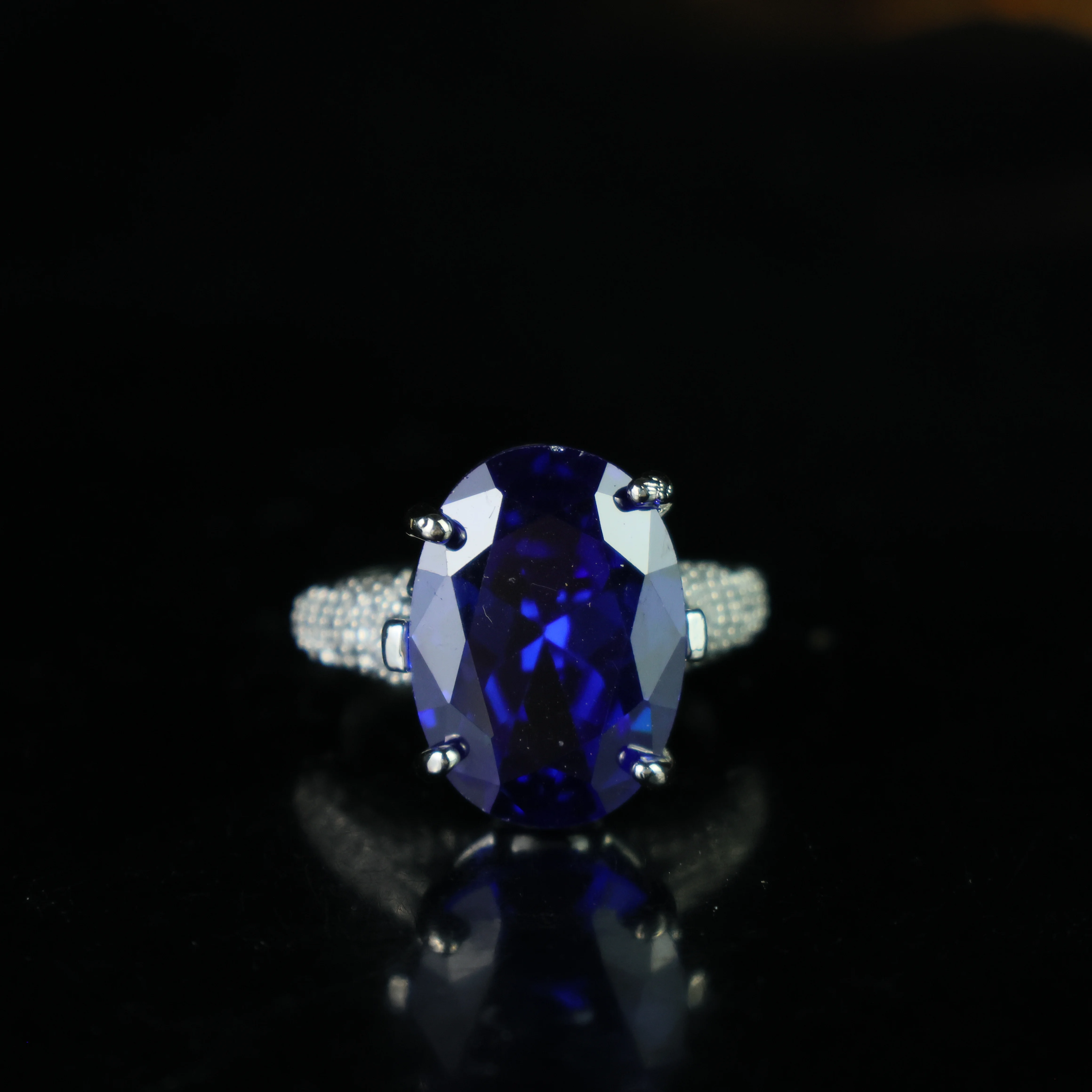 

5 Ct Lab Created Diamond Radiant Cut Engagement Solitaire 14K White Gold FN Ring