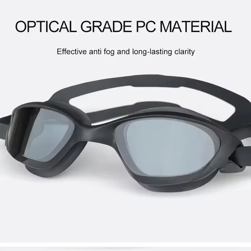 Adults Training Racing Professional Swimming Glasses HD Leakproof Anti-fog Comfortable Soft 3D Sucker Water Sports Goggles