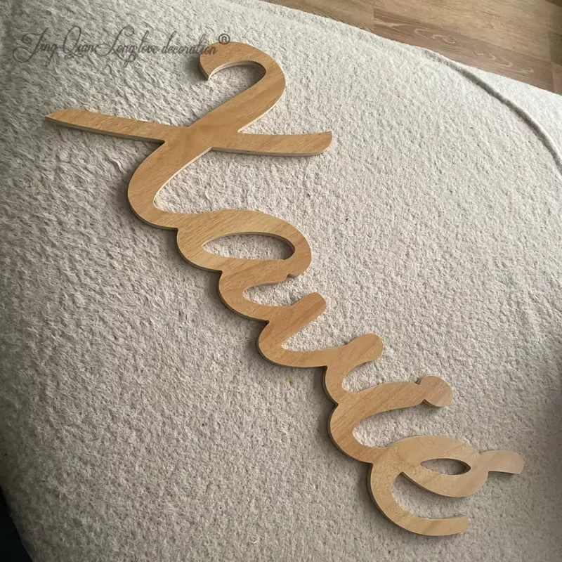 Custom Personalized Wooden Name Plaque for Kids Room, Nursery Wall Decor, Boys and Girls