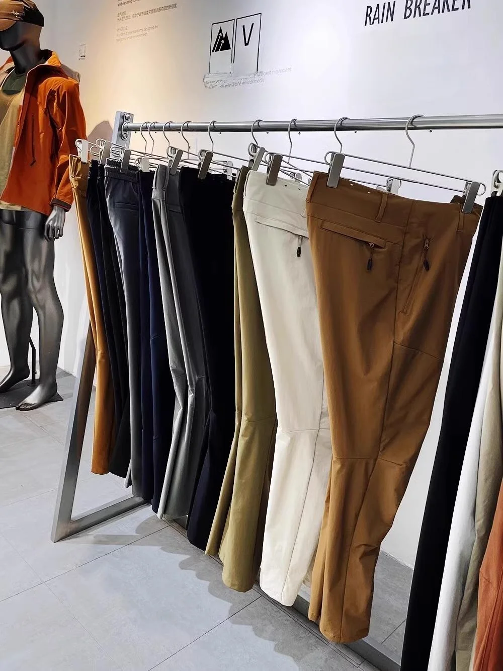 

Outdoor Waterproof Lightweight Quick Dry Straight Leg Casual Pants Spring Summer Thin Model Fashion Urban Youth Long Pants