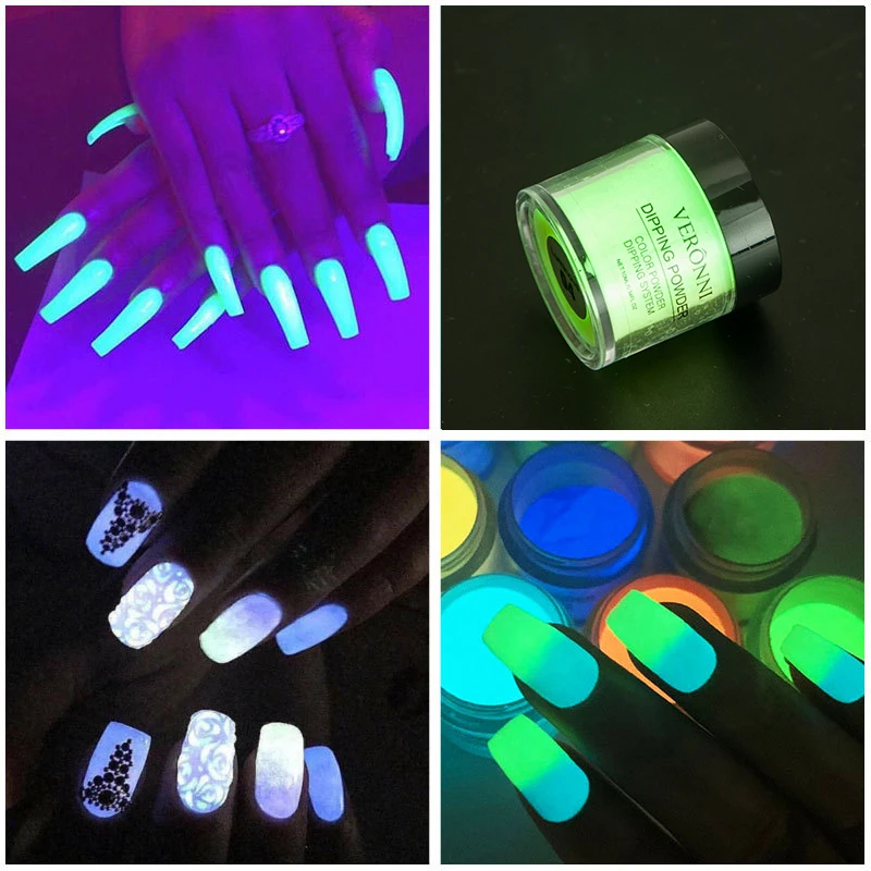Poudre de trempage pour les ongles, effet Shoous Nail Art, système de trempage au néon pour salon à domicile bricolage, extension de manucure 3D, 12 couleurs