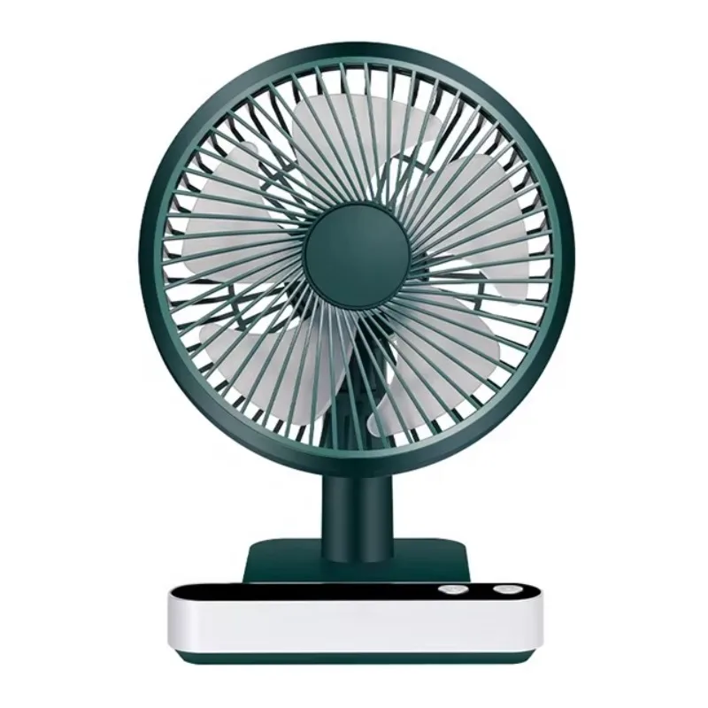 

Tom AutoHot Sale Automatic Shaking Led Digital Display Oscillating Fan Table Wireless Silent Remote Control Portable Fan