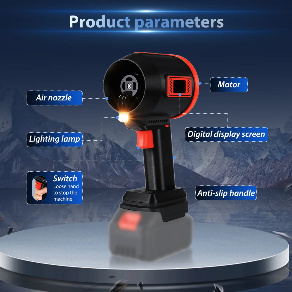 X70 ماكس منفاخ 70 مللي متر غسيل السيارات مسدس هواء يده توربو مروحة نفاثة الكهربائية منفاخ قوية سيارة مجفف عنيف لماكيتا لا بطارية