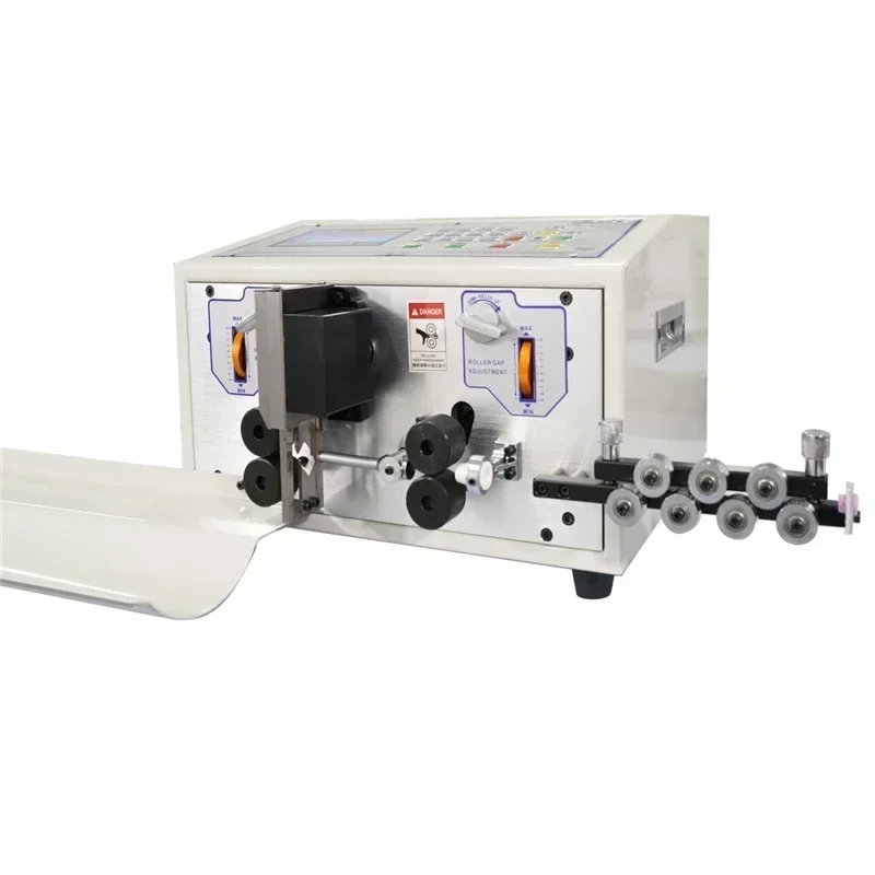 0.1-8.0mm2 SWT508E Automatic Adjustable Wire Stripping Cutting Machine Computer Cable Peeling Cutter Stripper With 220V 110V