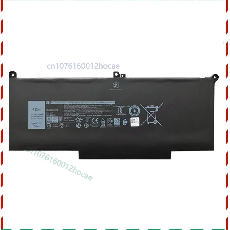 

Новый аккумулятор F3YGT для Dell Latitude 12 7000 7290 Latitude 13 7000 7390Clippers