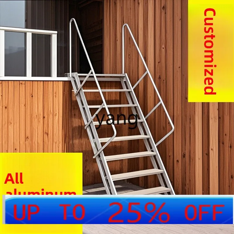 

CX household attic ladder project outdoor climbing thickened aluminum alloy dormitory upper and lower bunk stairs