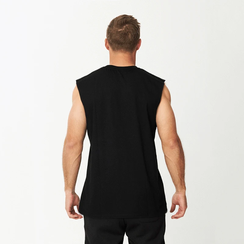 Men's Running Vests Summer Mesh Quick Dry Muscle Workout Gym Shirt Sports Loose Fit Breathable Training Fitness Tank Tops
