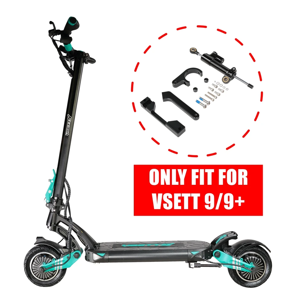 VSETT Directional Steering Damper Kit for VSETT 9+ 9 Plus Electric Scooter High Speed Stabilizer To Eliminate Riding Wobbles