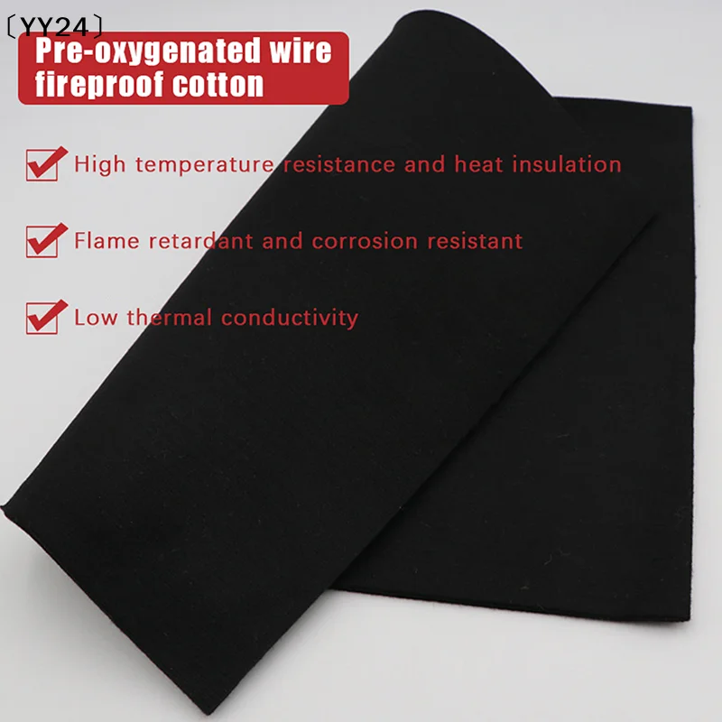 Picture 3: 1/2/3Pcs Fireproof Pad Black Welding Protective Blanket Insulation Pad High-Temperature Pad 5mm 30*20cm Fireproof Durable〔YY24〕