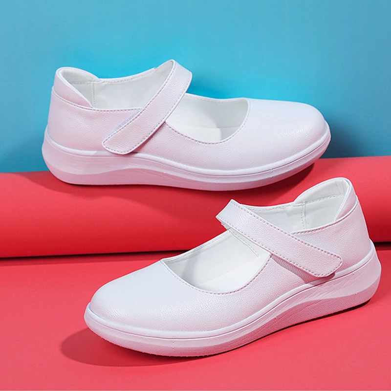 Soft Sneakers Women Flats for Women Loafers Casual Slip-On Nurse Shoes For Female Shoes Non-Slip Soft Breathable Work Mary Janes