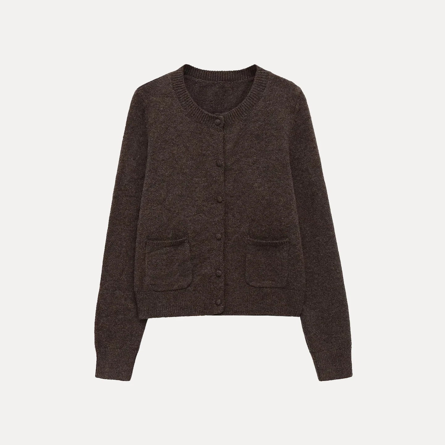 เสื้อคลุมไหมพรมถักยาวอเนกประสงค์ แต่งกระดุม สำหรับผู้หญิง ฤดูใบไม้ร่วง 2025 รุ่นใหม่ สไตล์แฟชั่นสำหรับสุภาพสตรี