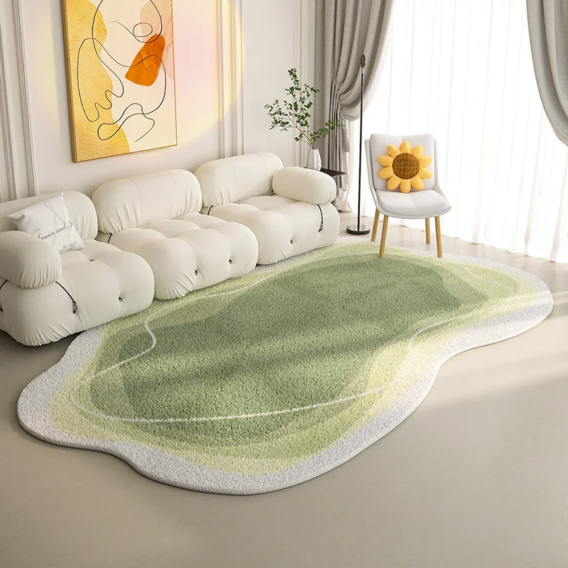 Modern Simple Living Room Decoration Carpets, Bedside Large Area, Plush Rug, Household, Cloakroom, Non-Slip Rugs, Light, Luxury