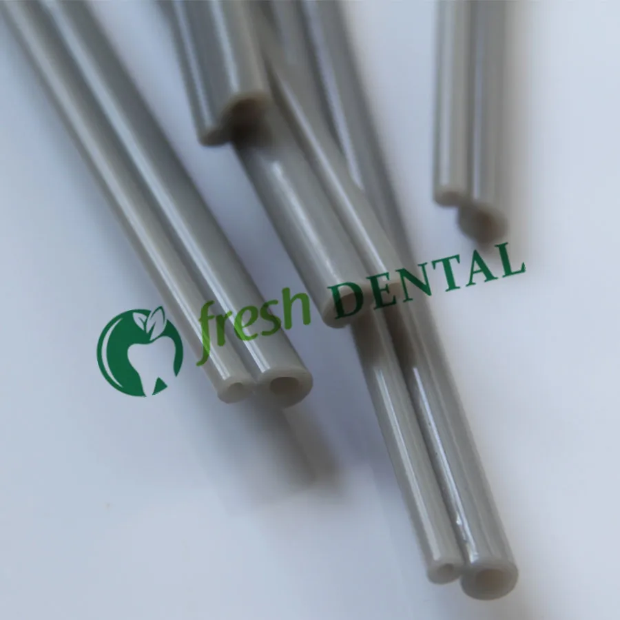 

5PCS Dental 2 Holes High Speed handpiece Spiral type Hose Tubing With Connector Chair Unit Tube Silicone Pipe SL1117