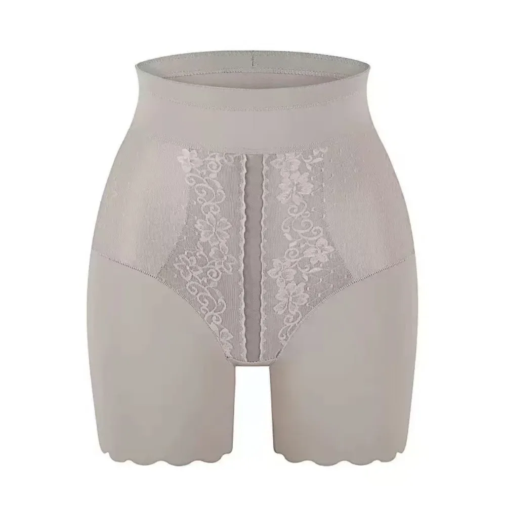 Faja Moldeadora Postparto Elástica Sin Costuras, Braguitas Levanta Glúteos de Cintura Alta con Encaje, Ropa Interior Reductora y Moldeadora para Mujer