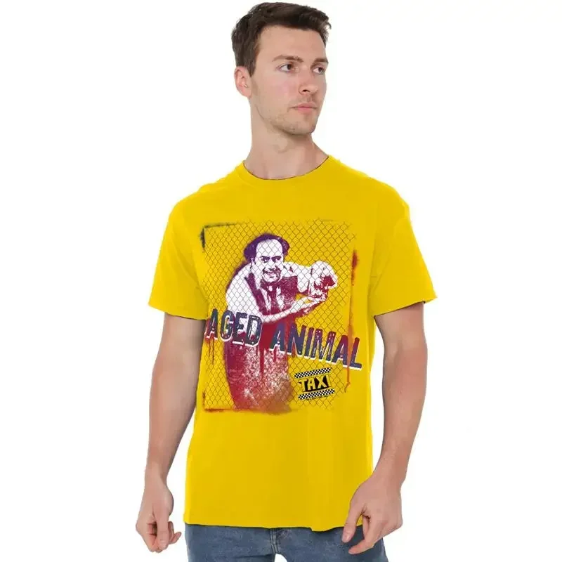Taxi Caged Animal T Shirt S 2Xl Yellow