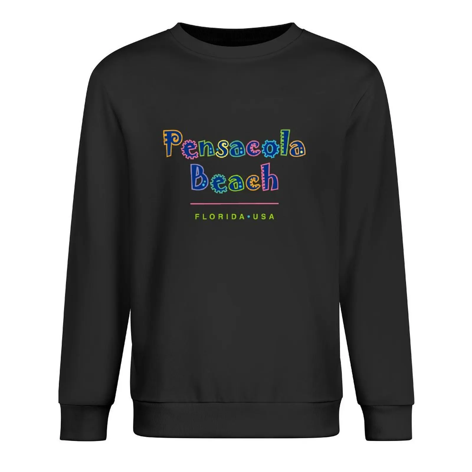 

Pensacola Beach Florida Typographic Design Pullover men clothes graphic t shirts men mens clothing hooded sweatshirt for men