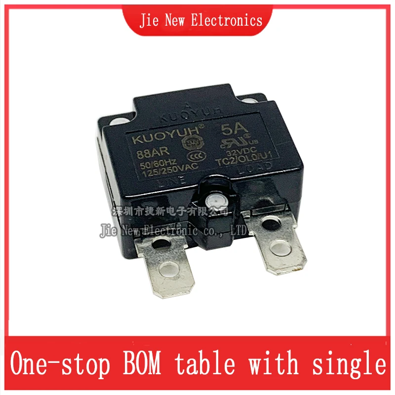 1PCS DIY Automatic Reset Relay Fuse Therma Switch Circuit Breaker Current Overload Protector 88AR 3A 4A 5A 6A 7A 8A 15A 20A 25A