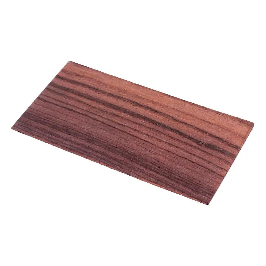 Red Rosewood Veneer Headstock Luthier Tool Guitar DIY Parts Tonewood