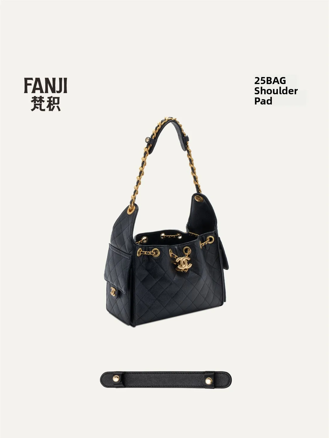 fanjie-スモールフレグランス-25-バッグ-ホーボー-ショルダーパッド-ライチ柄-バッグアクセサリー-ストレス解消-窒息しない-中国製-バッグバックル