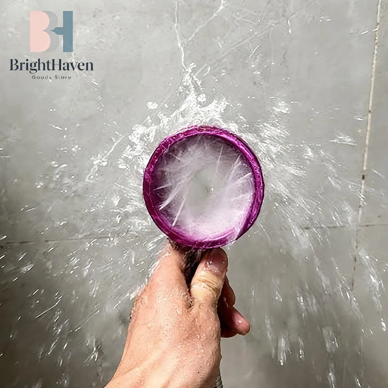 1Pcs Circular Flushing Massage Sprayer Men Shower Nozzle High Pressure Spiral Nozzle Pet Foot Wash Tool Bathroom Shower Head B.H view 5