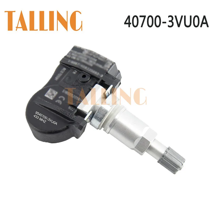40700-3VU0A 4Pcs TPMS Tire Pressure Sensor for Nissan Rogue 2.5L I4 2014 2015 2016 Qashqai J11Z X-Trail T32Z New 407003VU0A