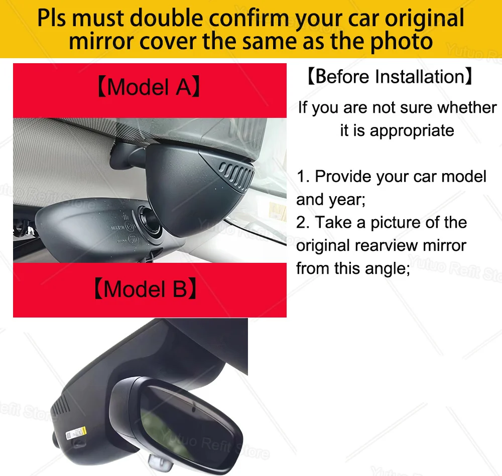 Dashcam for MINI Cooper Countryman Clubman Convertible JCW, 4K Dash Camera for MINI F54 F55 F56 F57 F60 2014 to 2023 Dashcam