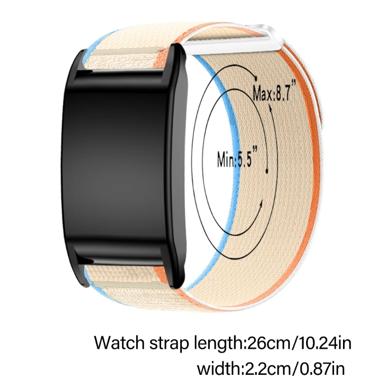 D0UA Quick separa las pulseras transpirables Cinturón muñecas para banda vigilancia nylon Whoop