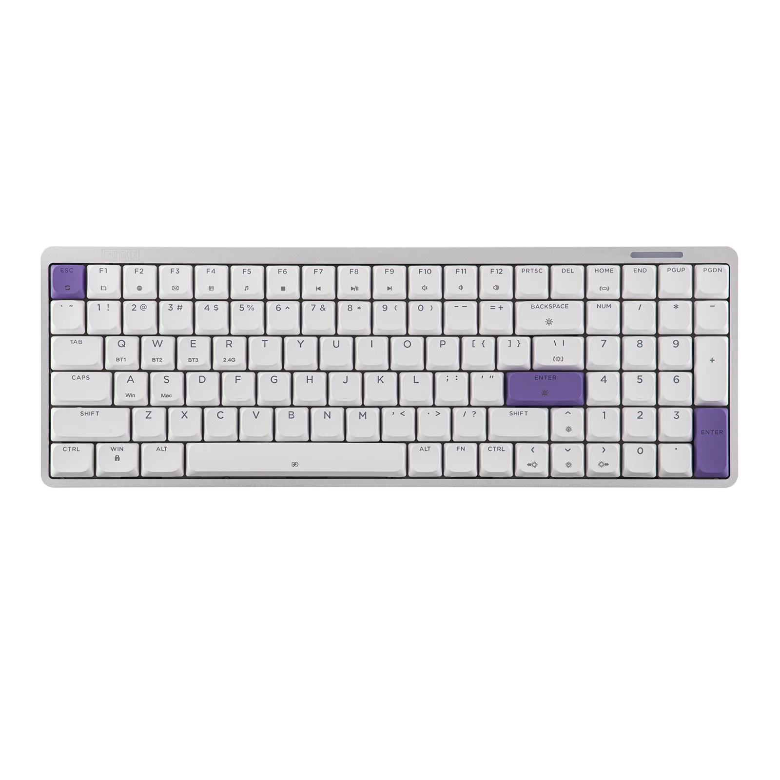 

EPOMAKER LUMA100 VIA Programmable 96% QWERTY ANSI US Layout Gasket-Mounted Wired/Bluetooth/2.4GHz Aluminum Mechanical Keyboard