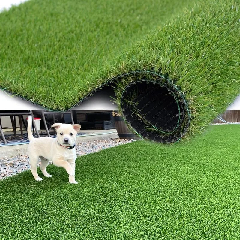 

0.8inch Realistic Synthetic Artificial Grass Turf,Thick Faux Grass Indoor Outdoor Landscape Lawn Pet Dog Turf Carpet